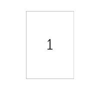 Herma 8694 Étiquettes en plastique 297 x 420 A3 LC 50 pièces Transparent