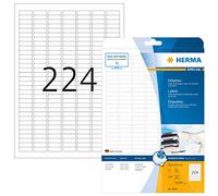 Herma Étiquettes jet d'encre 8830 25,4 x 8,5 A4 5600 pièces Blanc