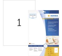 Herma 8964 Etiquette plastique 210 x 297 mm film transparent 10 pc(s) fixation