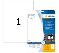HERMA Special - polyéthylène (PE) - mat - adhésif - blanc - A4 (210 x 297 mm) 10 étiquette(s) Étiquettes de film