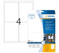 Herma 9534 Étiquettes film adhésif outdoor 99,1 x 139 A4 LaserCopy 40 pièces Blanc