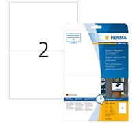Herma Étiquettes film adhésif 9535 210 x 148 A4 LaserCopy 20 pièces Blanc