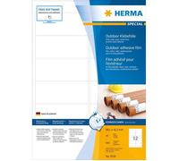 Herma 9538, Blanc, Rectangle, A4, Universel, Polyéthylène, Matte