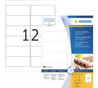 Herma 9538 Etiquette plastique 99.1 x 42.3 mm film, mat blanc 480 pc(s) fixation extra-forte imprimante laser, imprimante laser couleur, photocopieuse,