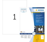 Herma 9543 Etiquette plastique 210 x 297 mm film de polyéthylène blanc 40 pc(s) fixation extra-forte imprimante laser, imprimante laser couleur, photocopieuse,