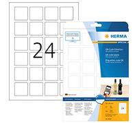Herma Étiquettes 9642 – Pack de 600 étiquettes codes QR carrées 40 x 40 mm A4 papier mat blanc