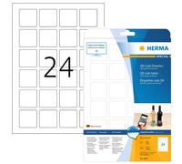 HERMA 9642 Self Adhesive QR Code Labels, 24 Labels per A4 Sheet, 25 Sheets, 40 x