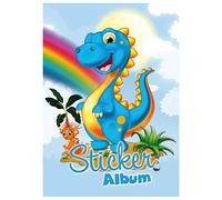 HERMA album broderie. Dinosaure Format A5 bleu