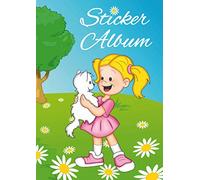 HERMA Album de stickers 15418 - Format A5 - Vide (16 pages, papier spécial enduit) - Autocollant à collectionner - 1 livre d'autocollants pour fille - Blanc