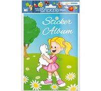 HERMA Album de stickers 15418 - Format A5 - Vide (16 pages, papier spécial enduit) - Autocollant à collectionner - 1 livre d'autocollants pour fille - Blanc