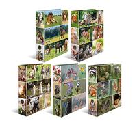 HERMA Animal Worlds Lot de 10 classeurs à levier Assortis Dos 70 mm Dos 70 mm