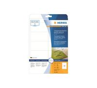 HERMA - Auto-adhésif - transparent - 50.8 x 96 mm 250 étiquette(s) (25 feuille(s) x 10 étiquettes pelliculées