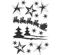 Herma autocollant de noel magic découpage aux ciseaux brillant 1 feuille de 18 3734 G