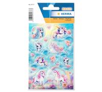 HERMA Autocollant licorne 3D pour enfants et tout-petits - Avec motif licorne - Pour album photo, scrapbooking, album photo, cadeau d'anniversaire, lettres, bricolage