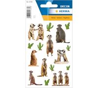 HERMA Autocollant suricate animal pour enfants et tout-petits - Avec motif suricate - Pour album photo, scrapbooking, album photo, cadeau d'anniversaire, lettres, bricolage