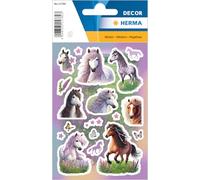 HERMA Autocollants chevaux pour enfants et tout-petits - Avec motif cheval - Pour album photo, scrapbooking, album photo, cadeau d'anniversaire, lettres, bricolage
