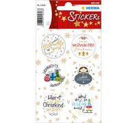 HERMA autocollants de Noël DECOR "Courrier de Noël" autocollants papier 2 feuilles