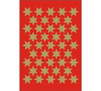 HERMA autocollants de Noël DECOR "étoiles" 14 mm or 3 feuilles à 41 autocollants