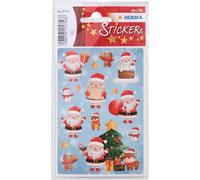 HERMA autocollants de Noël DECOR Père Noël 3 feuilles à 15 autocollants