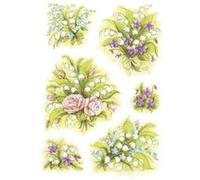 Generique Autocollants décor Pots de fleurs nostalgiques 3354