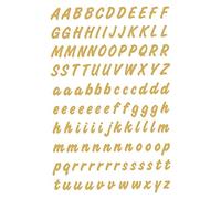 HERMA Autocollants lettres A-Z, film résistant aux intempéries, or, vous recevrez 1 pièce de 2 feuilles
