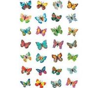 Herma Decorative Label Magic Butterflies, Glittery 1 Sheet