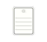 HERMA - Étiquettes de prix en carton - blanc - 48 x 65 mm 1000 étiquette(s)