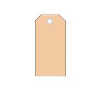 HERMA - Carton - marron lisse - 90 x 45 mm 1000 unités tags
