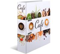 Herma Classeur À Levier Carton A4 Dos De 70mm Motifs Flavors Coffee