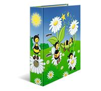 Herma Classeur A4 Abeilles – 7 cm, motif de maternelle, coloré, intérieur imprimé
