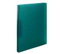 HERMA Classeurs á 2 anneaux A4 Translucide Vert foncé, dos de 25 mm, Classeur souple en plastique, Avec compresseur