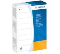 HERMA Computer labels - Papier - mat - auto-adhésif permanent - perforé - blanc - 88.9 x 35.7 mm 8000 étiquette(s) (2 feuille(s) x 4000 étiquettes de pliage continu Blanc G