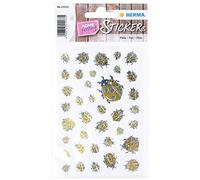 HERMA Creativ 15533 Lot de 38 autocollants autocollants autocollants permanents Motif coccinelle dorée et argentée