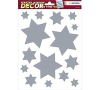 Herma Decor de fenetre - Étoiles d'argent