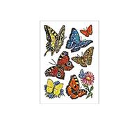 Stickers - HERMA - Papillons - Autocollants en papier - 3 feuilles - Décoratifs pour enfants