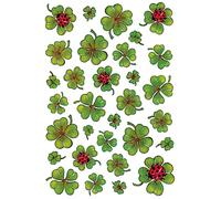 Herma Decor Stickers Shamrocks 3 Sheets Self-Adhesive Label - Self-Adhesive Labe