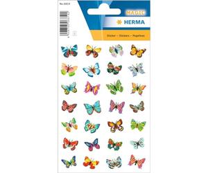 Herma Decorative Label Magic Butterflies, Glittery 1 Sheet