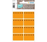 Herma Deep-freeze labels 26 x 40 mm Lum. Orange Ice Crystals 48 pcs - Étiquette autocollante (26 x 40, 48 pièces).