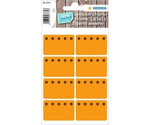 Herma Deep-freeze labels 26 x 40 mm Lum. Orange Ice Crystals 48 pcs - Étiquette autocollante (26 x 40, 48 pièces).