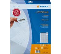 Herma Dia show Sac transparent/Mat 5x5 10 Pièces