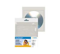 HERMA - Enveloppe CD/DVD - capacité : 1 CD/DVD - transparent (pack de 10)