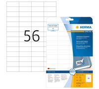 HERMA Etik. A4 weiß 52,5x21,2 mm ablösbar Papier 1400 St.