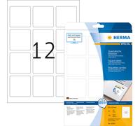 HERMA Etik. A4 weiß 60x60 mm quadr. ablösb. 300 St.