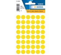 Herma Etiket 1861 ø12mm geel (10) étiquette auto-collante 240 Pièce(s)