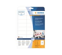 HERMA Etiketten A4 weiß 63,5x29,6 mm ablösbar Papier 675 St.