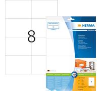 HERMA Etiketten Premium A4 weiß 105x74 mm Papier 80 St.