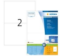 HERMA Etiketten Premium A4 weiß 210x148 mm Papier 400 St.