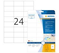 HERMA Etiketten transp. matt A4 70x37 mm Folie 600 St.