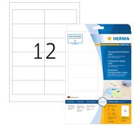HERMA Etiketten transp. matt A4 97x42,3 mm Folie 300 St.