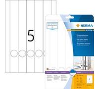 HERMA Etiquette dos de classeur SPECIAL, 297 x 34 mm, blanc Blanc G